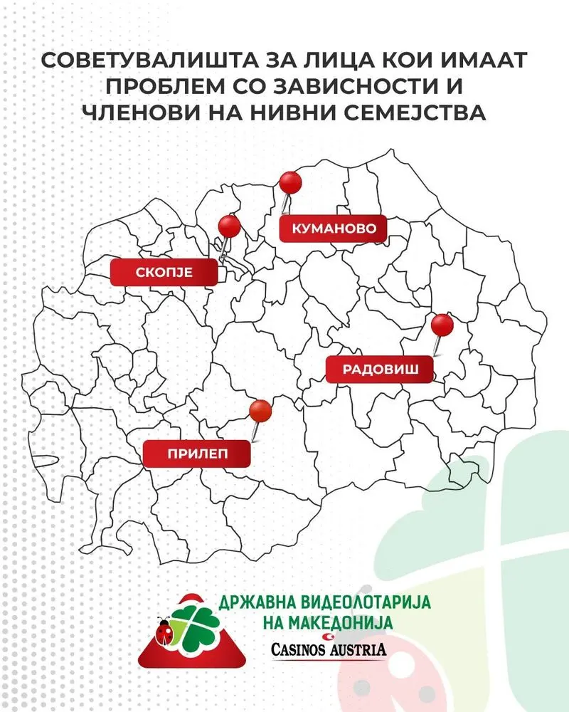 ИГРАЈ ОДГОВОРНО: ДВЛМ СО МРЕЖА СОВЕТУВАЛИШТА НИЗ МАКЕДОНИЈА